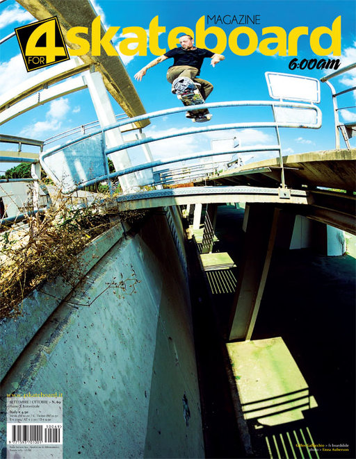 Gilles - 4skateboard magazine cover